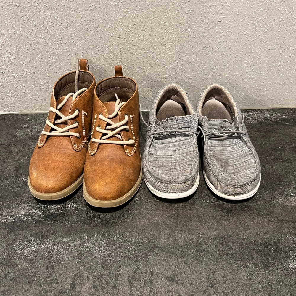 Boys Casual Dress Comfy shoe bundle Size 1